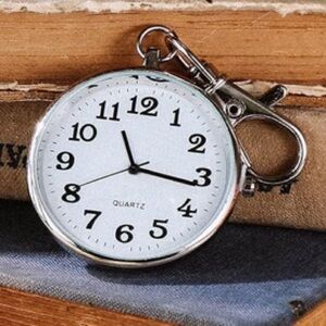 Quartz Watch purse/bag charm keychain